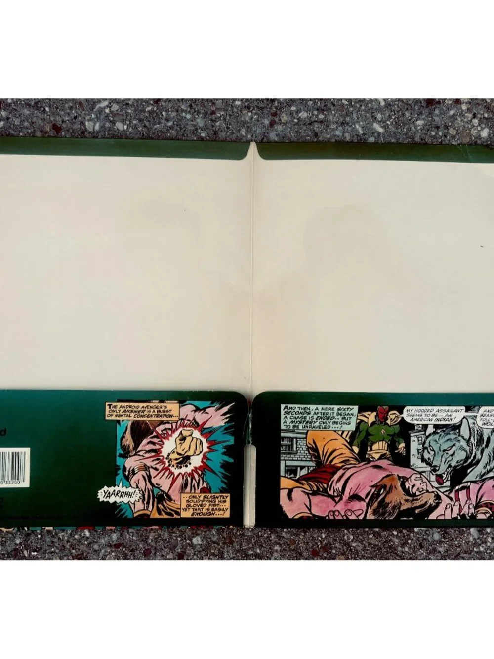 Vintage Avengers Mead Portfolio Folder Marvel Comics 1970s